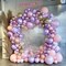 Pearl Purple & Pink Balloon Arch Kit – Double-Stuffed Pastel Balloons for Birthday, Baby Shower & Wedding Decor